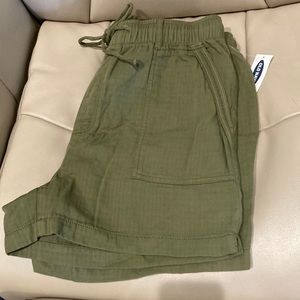 Green Drawstring Shorts